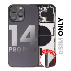 Back Housing W/ Small Pre-Installed - iPhone 14 Pro Max TekShack