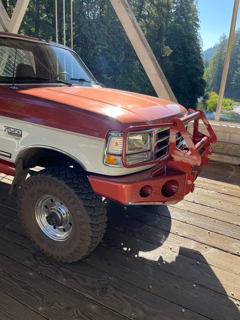 Reunel Extreme Duty Full Replacement Front Bumper - 1992-1997 Ford F-Series & Bronco