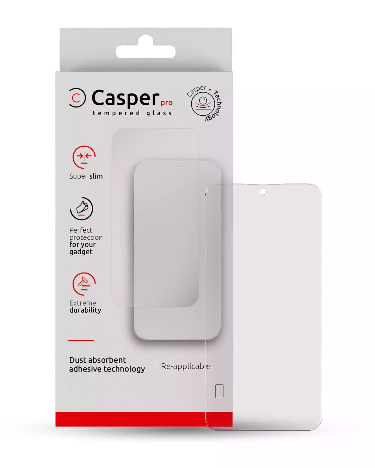 Casper Pro Tempered Glass Compatible For Samsung Galaxy A16 5G (A166 / 2024) TekShack