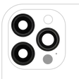 Back Camera Lens With Bracket & Bezel - iPhone 12 Pro Max Mobile Sentrix