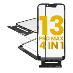 4 in 1 Short  Flex (Digitizer Touch With Glass + OCA + Frame Pre-installed) - iPhone 13 Pro Max Mobile Sentrix