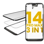 3 in 1  (Glass With OCA Pre-Installed + Frame) - iPhone 14 Pro Max Mobile Sentrix