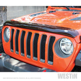 Protection anti-insectes Westin 2018 Jeep Wrangler JL Wade Platinum - Fumée