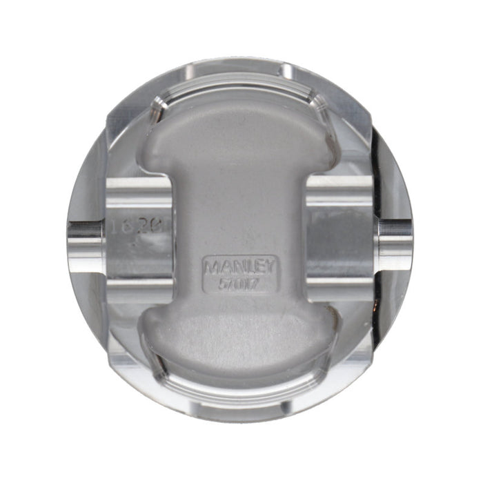 Pistons plats Manley 03-06 Evo 8/9 (7 boulons 4G63T) 86,5 mm + 1,5 mm avec alésage 9,0:1 avec segments