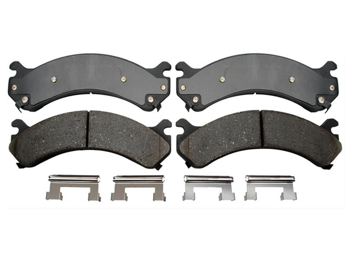 ACDelco 19108018 OE Rear Ceramic Brake Pads, Dual Rear Wheels, 2001-2010 GM 6.6L Duramax LB7 LLY LBZ LMM GM
