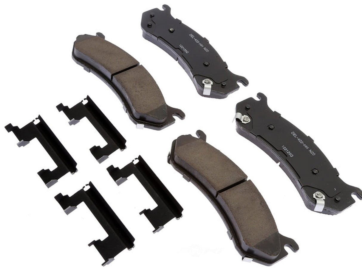 ACDelco 19428025  OE Rear Ceramic Brake Pads, Single Rear Wheels, 2001-2010 GM 6.6L Duramax LB7 LLY LBZ LMM GM