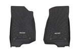 Rough Country Flex Fit Front Floor Mats Jeep Wrangler JL