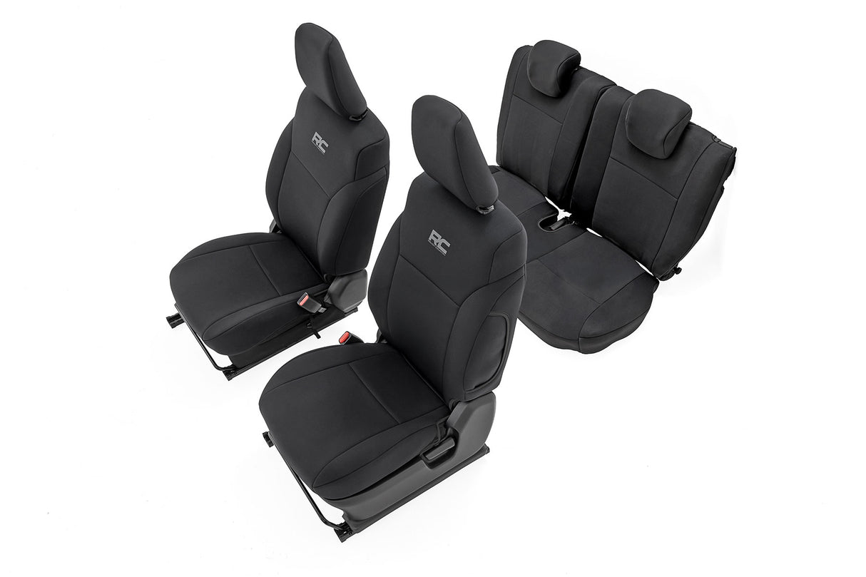 Rough Country Neoprene Seat Covers for Suzuki Jimny 4-Door (2018-2025)