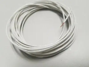 18 AWG TFN SOLID COPPER WIRE 50 FT WHITE 600V GREAT FOR TRAIN WIRE ACDC WIRE AND SUPPLY