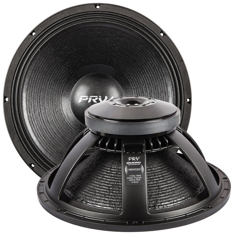 PRV Audio 18SW2200 18in Pro Audio Subwoofer 8 Ohm