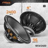 PRV 18SW2400 Subwoofer PRV Audio