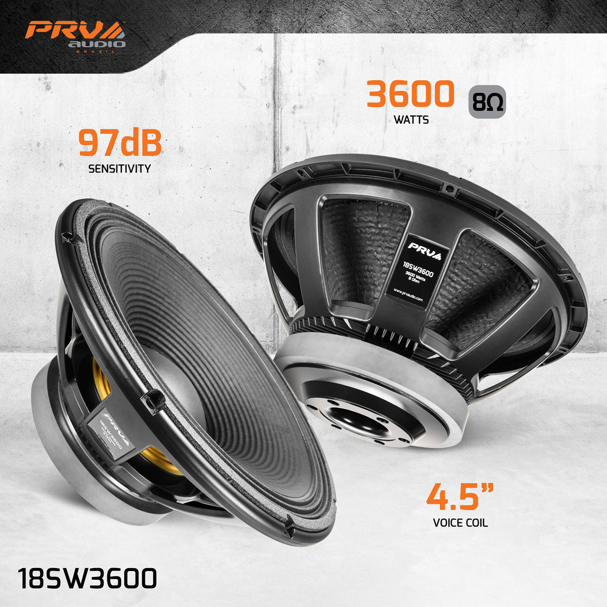PRV 18SW3600 Subwoofer PRV Audio