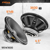 PRV 18SW3600 Subwoofer PRV Audio