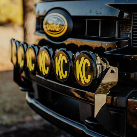 Kit de barre lumineuse à 7 lumières LED Pro6 KC HiLiTES 2017+ Ford Super Duty Gravity - Pare-chocs avant