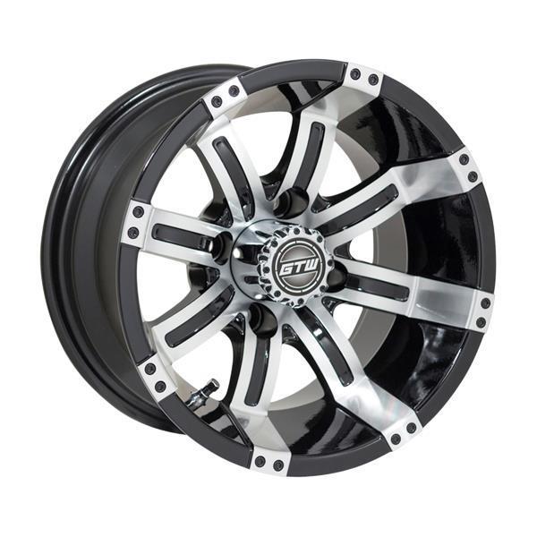 GTW Tempest 12x7 | -25 Machined Black Wheel