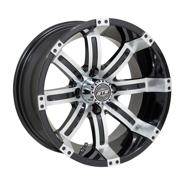 GTW Tempest 14x7 | -25 Machined Black Wheel