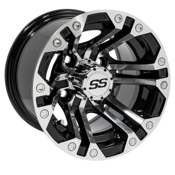 GTW Specter 10x7 | -25 Offset Machined Black Wheel