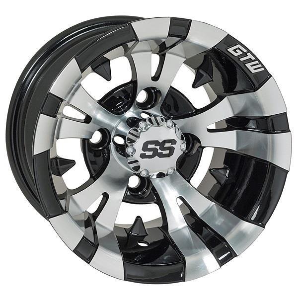 GTW Vampire 10x7 | -25 Offset Machined Black Wheel