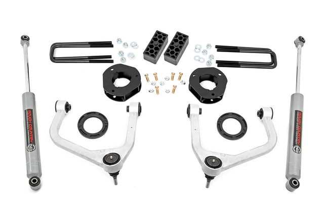 Rough Country 3.5 Inch Suspension Lift Kit Chevy Silverado 1500 2WD/4WD 2019-2024 29531A