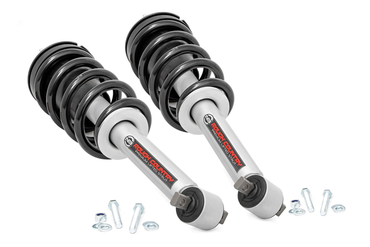 Rough Country Loaded Strut Pair Stock Height 2019-2026 Chevy GMC 1500