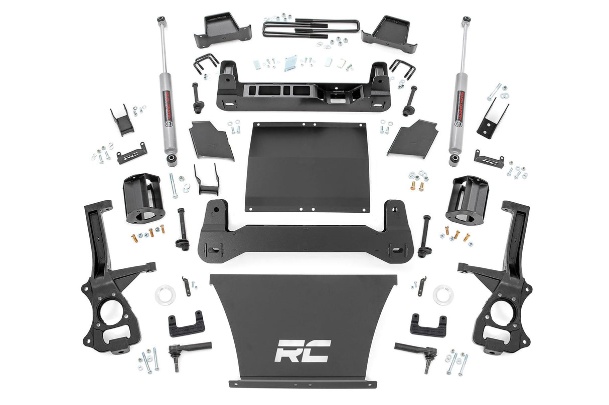 Rough Country 6 Inch Suspension Lift Kit Chevy Silverado 1500 4WD 2019-2024 21731