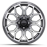 GTW Bravo 15x7 | -25 Offset Matte Gray Wheel
