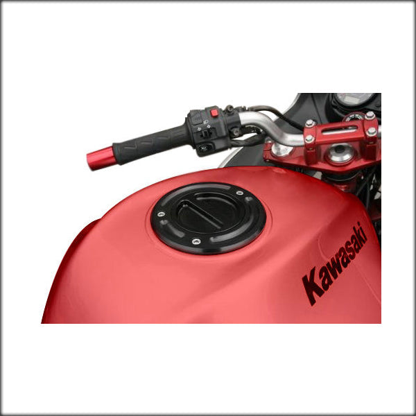 Billet Fuel Tank Gas Cap Kit Fits 2000-2006 Kawasaki Ninja ZX 6R / 636 ZX