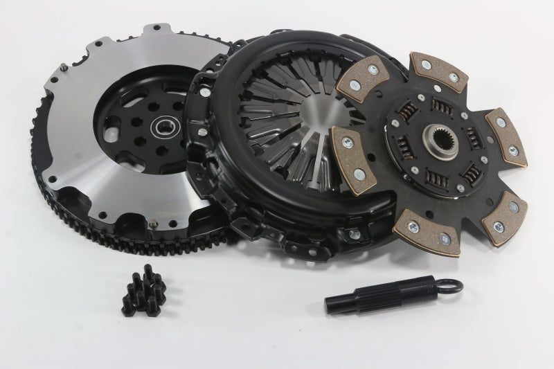 Competition Clutch 10-14 Genesis Turbo Stage 4 - Kit d'embrayage en céramique à 6 plaquettes avec frein avant en acier