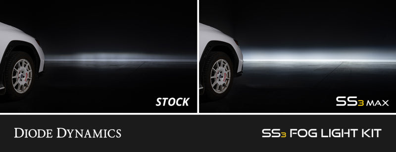 Diode Dynamics SS3 Sport Type Sierra 2003 Kit ABL White SAE Fog