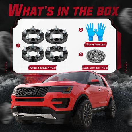 1964-2014 Ford Mustang / Lincoln / Mazda / Mercury 5x4.5 Inches Wheel Spacers 4PCS Flashark
