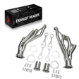 Exhaust Header for 1967-1987 Chevrolet / Pontiac / Buick / Oldsmobile 265 283 305 327 350 400 V8 Flashark
