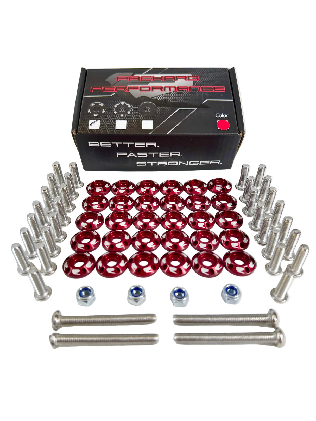 Packard Performance Billet Fender washers V1 30pcs