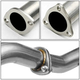 1988-1991 Honda Civic 1.5L 4 Inches Rolled/Burnt Muffler Tip Racing Catback Exhaust System（3-Door Only） Flashark