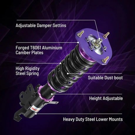 1988-1999 Toyota Corolla Coilover Shock E90 E100 E110 AE101 AE111 Coilovers Shock Absorber