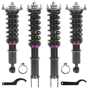 Adjustable Coilover Shock Absorbers Struts 4PCS for 1990-1996 Nissan 300ZX Z32 Flashark