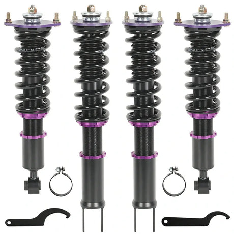 Adjustable Coilover Shock Absorbers Struts 4PCS for 1990-1996 Nissan 300ZX Z32 Flashark