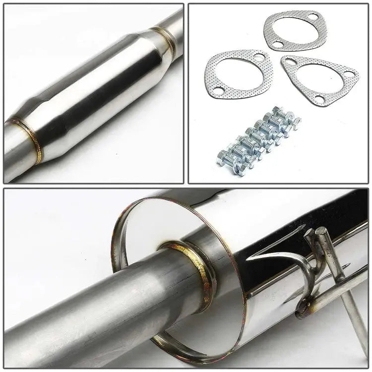 Catback Exhaust for 1994–1997 Honda Accord DX/LX/EX/SE 2.2L L4 w/ 4.5" Muffler Tip
