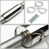 Catback Exhaust for 1994–1997 Honda Accord DX/LX/EX/SE 2.2L L4 w/ 4.5" Muffler Tip