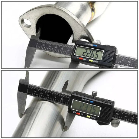 1994-1997 Honda Accord Catback Exhaust System, 2.5" Inlet, 4.5" Muffler Tip, N1 Style, 2.2L L4 Engine Flashark