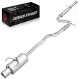 1994-1997 Honda Accord Catback Exhaust System, 2.5" Inlet, 4.5" Muffler Tip, N1 Style, 2.2L L4 Engine Flashark