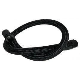 1994-1998 Cummins 5.9L Braided Black Nylon Coolant Bypass Hose (FPE-CLNTBYPS-HS-12V-BLK)