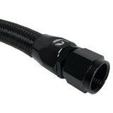 1994-1998 Cummins 5.9L Braided Black Nylon Coolant Bypass Hose (FPE-CLNTBYPS-HS-12V-BLK)