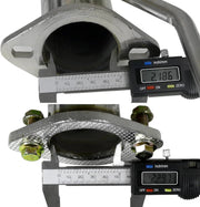 Catback Exhaust System For 1994-2001 Honda Acura Integra GS/RS/LS 1.8L with 4 Inches Burnt Rolled Tip N1 Style Flashark