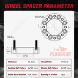 1994-2010 Dodge Ram 2500 3500 / 1967-2002 Ford 250 350 8x6.5 Inches Wheel Spacers 4PCS