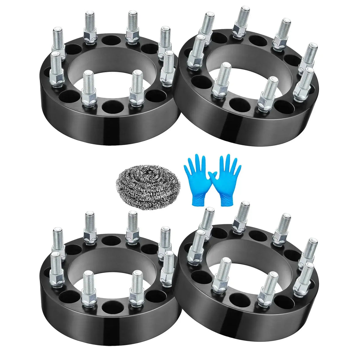 1994-2010 Dodge Ram 2500 3500 / 1967-2002 Ford 250 350 8x6.5 Inches Wheel Spacers 4PCS