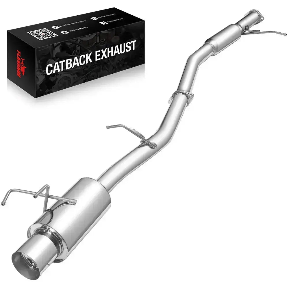 1989-1994 Nissan 240SX S13 S14 4 Inches Muffler Tip Catback Exhaust System 2.4L