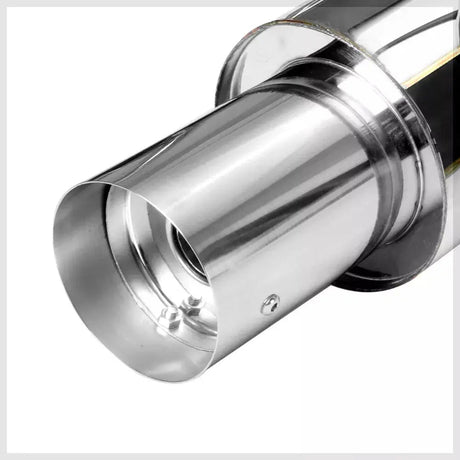 1995-1998 Nissan 240SX S13 S14 4 Inches Muffler Tip Catback Exhaust System 2.4L Flashark