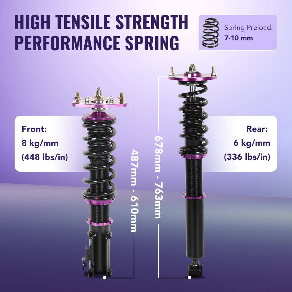 1995-1998 Nissan S14 240SX Coilovers 4PCS