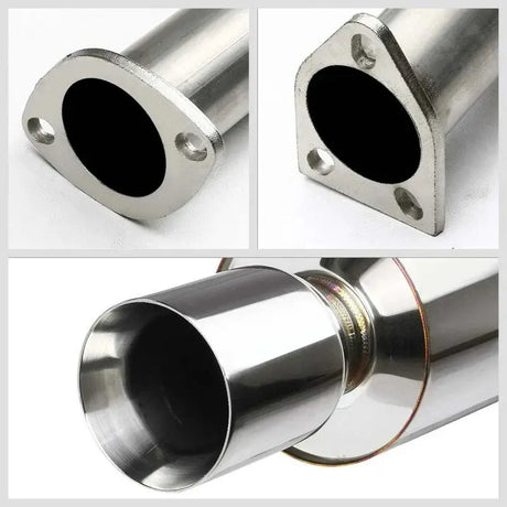 1995-1999 Mitsubishi Eclipse RS/GS 2.0L Non-Turbo Catback Exhaust System with N1-Style Muffler Tip