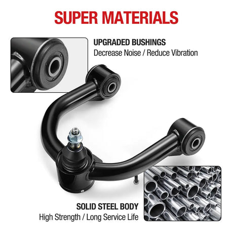 1996-2004 Toyota Tacoma 4Runner 6 Lug Lifted Front Upper Control Arms 2 Inch-4 Inch Flashark